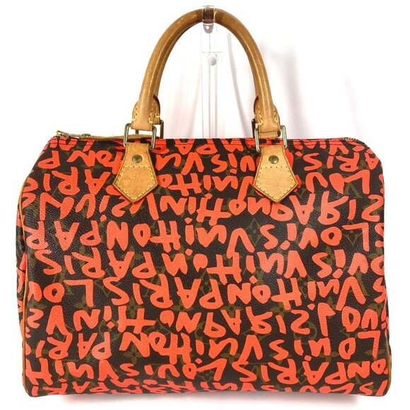 LOUIS VUITTON Handbags - LOUIS VUITTON M93705 Monogram Graffiti Speedy 30 Handbag, Mini Boston Bag, Ca...